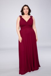 Avondjurk met corsage