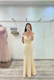 Avondjurk off shoulder