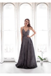 Spaghetti rug avondjurk