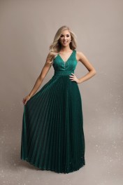 Avondjurk met plissé