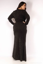 Glitter avondjurk plus