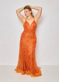 Avondjurk met schouderbanden