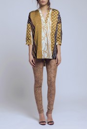 Kraag loos blouse