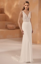 Trouwjurk met kantenlijf