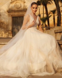 Prinseslijn huwelijke jurk