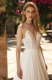 Bruidsjurk met sleep