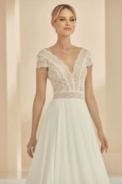 Klassieke A-lijn bruidsjurk