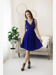 Cocktailjurk met borduursel