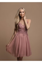 Cocktailjurk met kant