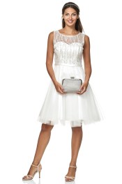 Cocktailjurk met kralen