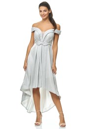 Off shoulder cocktailjurk