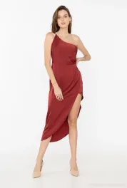 Feestjurk met schouderband