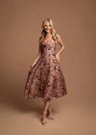 Cocktailjurk met veters