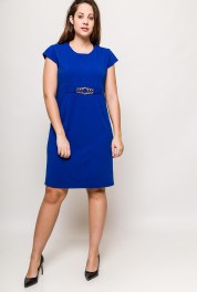 Cocktailjurk met brooch